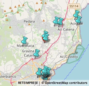 Mappa Via Sottotenente G. Scalia, 95037 San Giovanni La Punta CT, Italia (5.73474)