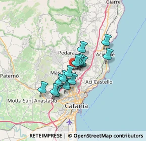 Mappa Via Palmentazzo, 95037 San Giovanni La Punta CT, Italia (5.05533)