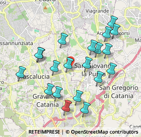 Mappa Via Palmentazzo, 95037 San Giovanni La Punta CT, Italia (2.18)