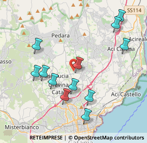 Mappa Via Palmentazzo, 95037 San Giovanni La Punta CT, Italia (4.66)