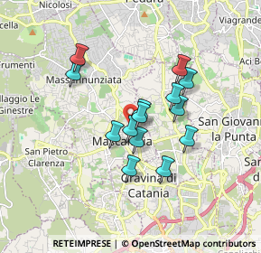 Mappa Via Giuseppe Garibaldi, 95030 Sant'Agata li Battiati CT, Italia (1.515)