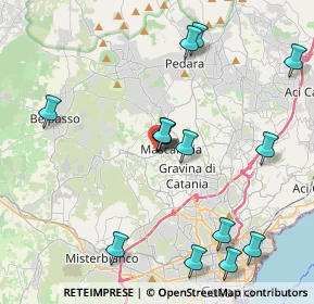 Mappa Via Sottotenente Cantone, 95030 Mascalucia CT, Italia (5.04286)