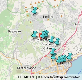 Mappa Via Sottotenente Cantone, 95030 Mascalucia CT, Italia (3.76071)