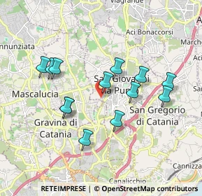 Mappa Via Sorrento, 95030 Tremestieri Etneo CT, Italia (1.89846)