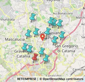 Mappa Via Sorrento, 95037 San Giovanni La Punta CT, Italia (1.75786)