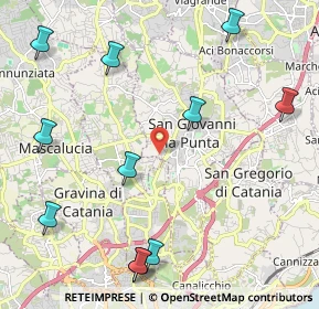 Mappa Via Sorrento, 95037 San Giovanni La Punta CT, Italia (3.07909)