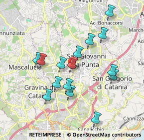 Mappa Via Sorrento, 95037 San Giovanni La Punta CT, Italia (1.98267)