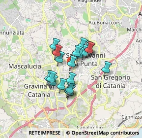 Mappa Via Sorrento, 95030 Tremestieri Etneo CT, Italia (1.301)