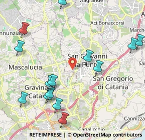 Mappa Via Sorrento, 95037 San Giovanni La Punta CT, Italia (2.85857)