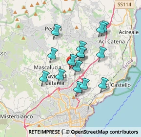 Mappa Via Sorrento, 95037 San Giovanni La Punta CT, Italia (3.01067)