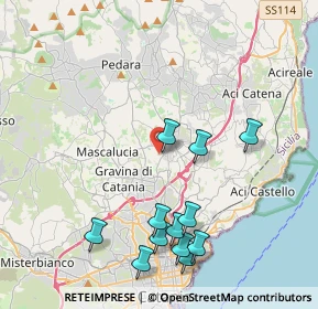 Mappa Via Sorrento, 95030 Tremestieri Etneo CT, Italia (4.99917)
