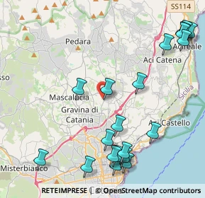 Mappa Via Sorrento, 95037 San Giovanni La Punta CT, Italia (5.924)