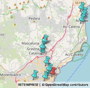 Mappa Via Sorrento, 95030 Tremestieri Etneo CT, Italia (5.85231)