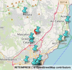 Mappa Via Sorrento, 95037 San Giovanni La Punta CT, Italia (6.352)