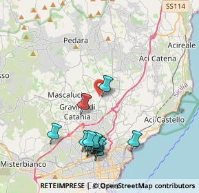 Mappa Via Sorrento, 95037 San Giovanni La Punta CT, Italia (4.76846)