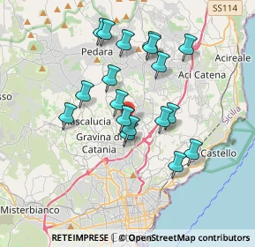 Mappa Via Sorrento, 95037 San Giovanni La Punta CT, Italia (3.57278)