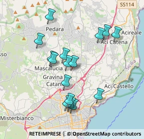 Mappa Via Sorrento, 95030 Tremestieri Etneo CT, Italia (3.95813)