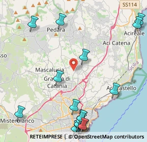 Mappa Via Sorrento, 95037 San Giovanni La Punta CT, Italia (6.62944)