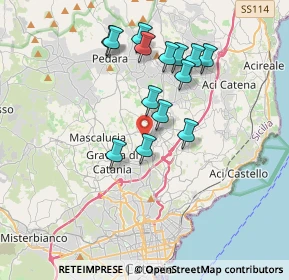 Mappa Via Sorrento, 95037 San Giovanni La Punta CT, Italia (3.70071)