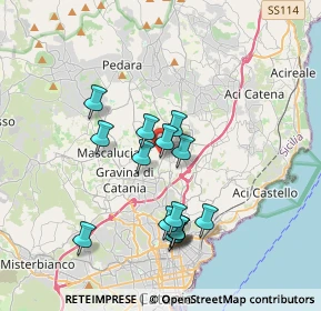 Mappa Via Sorrento, 95037 San Giovanni La Punta CT, Italia (3.64933)