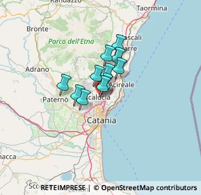 Mappa Via Sorrento, 95037 San Giovanni La Punta CT, Italia (7.94182)