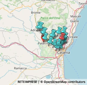 Mappa Via G. Boccaccio, 95047 Paternò CT, Italia (10.5695)