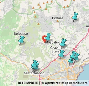 Mappa Via John Fitzgerald Kennedy, 95030 Mascalucia CT, Italia (5.16083)