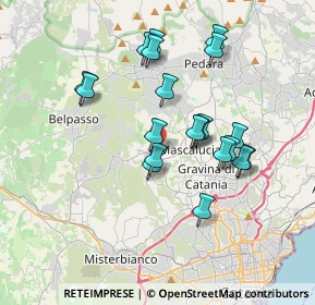 Mappa Via John Fitzgerald Kennedy, 95030 Mascalucia CT, Italia (3.671)