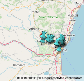 Mappa Via Amerigo Vespucci, 95047 Paternò CT, Italia (11.0165)