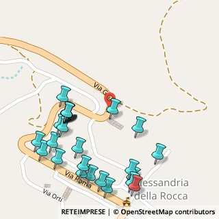 Mappa Via Farini, 92010 Alessandria della Rocca AG, Italia (0.16154)