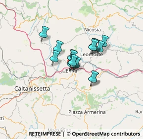 Mappa A19 Palermo - Catania, 94100 Enna EN, Italia (8.82125)