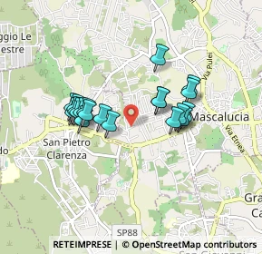 Mappa Via Amerigo Vespucci, 95030 Mascalucia CT, Italia (0.819)