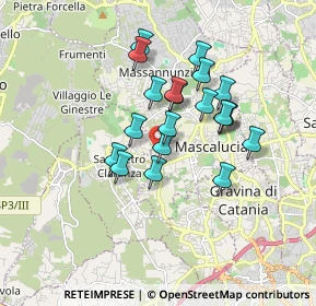 Mappa Via Amerigo Vespucci, 95030 Mascalucia CT, Italia (1.575)
