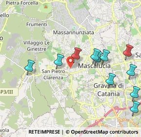 Mappa Via Amerigo Vespucci, 95030 Mascalucia CT, Italia (2.54091)