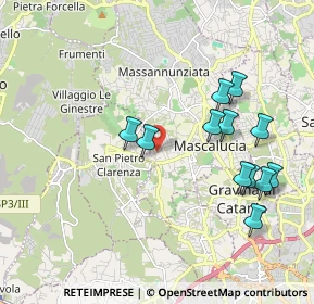Mappa Via Amerigo Vespucci, 95030 Mascalucia CT, Italia (2.2475)
