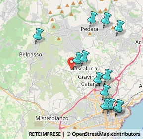 Mappa Via Amerigo Vespucci, 95030 Mascalucia CT, Italia (5.29769)