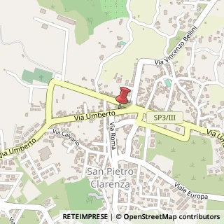 Mappa Via Umberto, 170, 95030 San Pietro Clarenza, Catania (Sicilia)