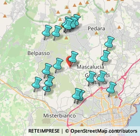 Mappa Via Rimembranze, 95030 San Pietro Clarenza CT, Italia (4.133)