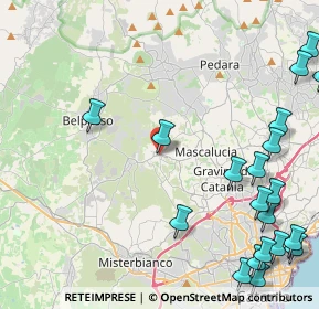 Mappa Via Rimembranze, 95030 San Pietro Clarenza CT, Italia (7.0215)