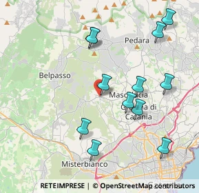 Mappa Via Rimembranze, 95030 San Pietro Clarenza CT, Italia (4.70417)