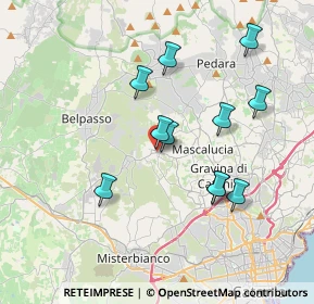 Mappa Via Rimembranze, 95030 San Pietro Clarenza CT, Italia (3.86)