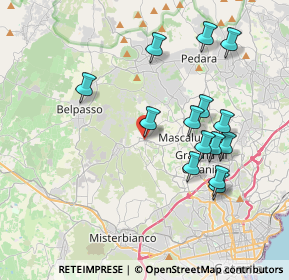 Mappa Via Rimembranze, 95030 San Pietro Clarenza CT, Italia (4.28571)