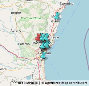 Mappa Via della regione, 95030 San Giovanni la punta CT, Italia (7.13273)