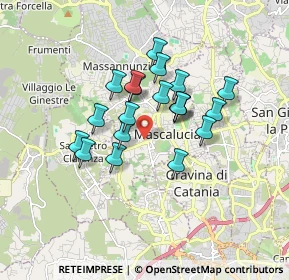 Mappa Via Giuffrida Salvatore, 95030 Mascalucia CT, Italia (1.5025)