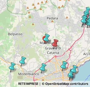 Mappa Via Giuffrida Salvatore, 95030 Mascalucia CT, Italia (7.118)