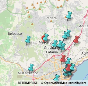 Mappa Via Giuffrida Salvatore, 95030 Mascalucia CT, Italia (5.7945)