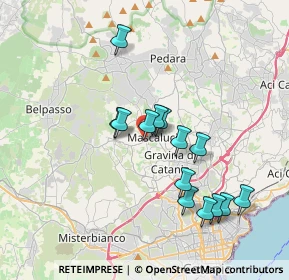 Mappa Via Giuffrida Salvatore, 95030 Mascalucia CT, Italia (3.73143)