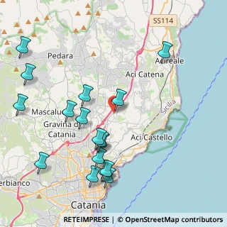 Mappa Via Carcara, 95027 San Gregorio di Catania CT, Italia (5.35765)