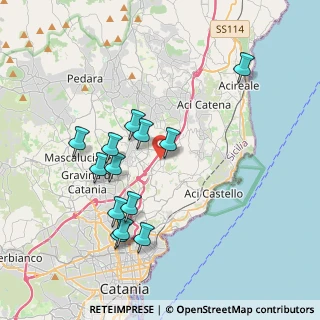 Mappa Via Carcara, 95027 San Gregorio di Catania CT, Italia (4.14923)