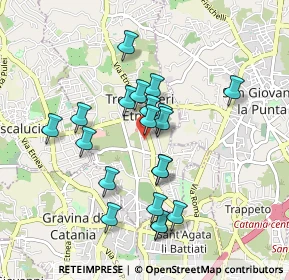 Mappa Via Giovanni Guglielmino, 95030 Tremestieri Etneo CT, Italia (0.9055)